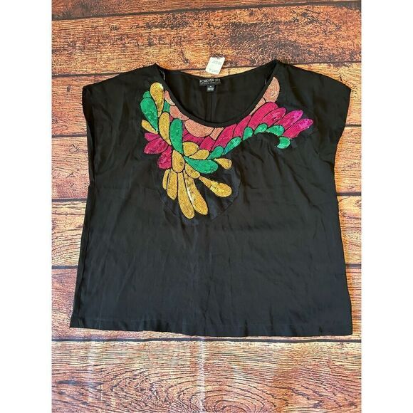 Women’s Forever 21 Plus Size Sleeveless Shirt‎ - Picture 1 of 10